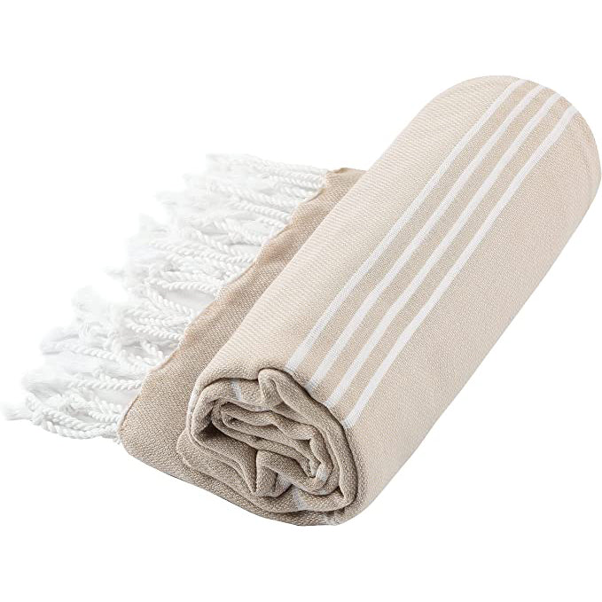 Pure Series Sustainable Turkish Towel Beige