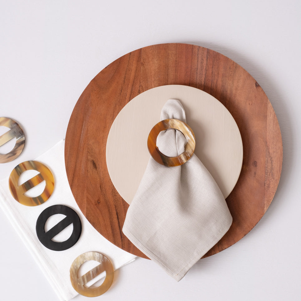 Horn Scarf Buckle & Napkin Ring