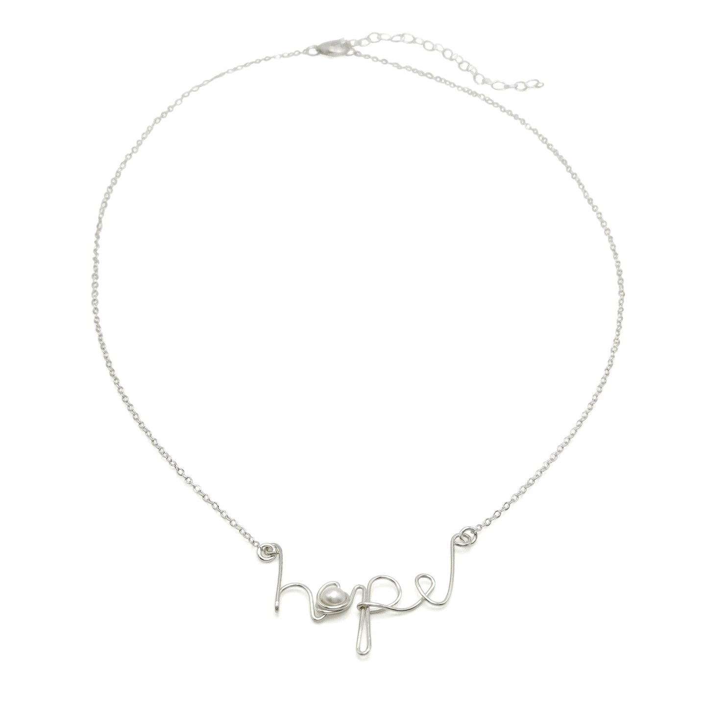 Hope sterling silver necklace