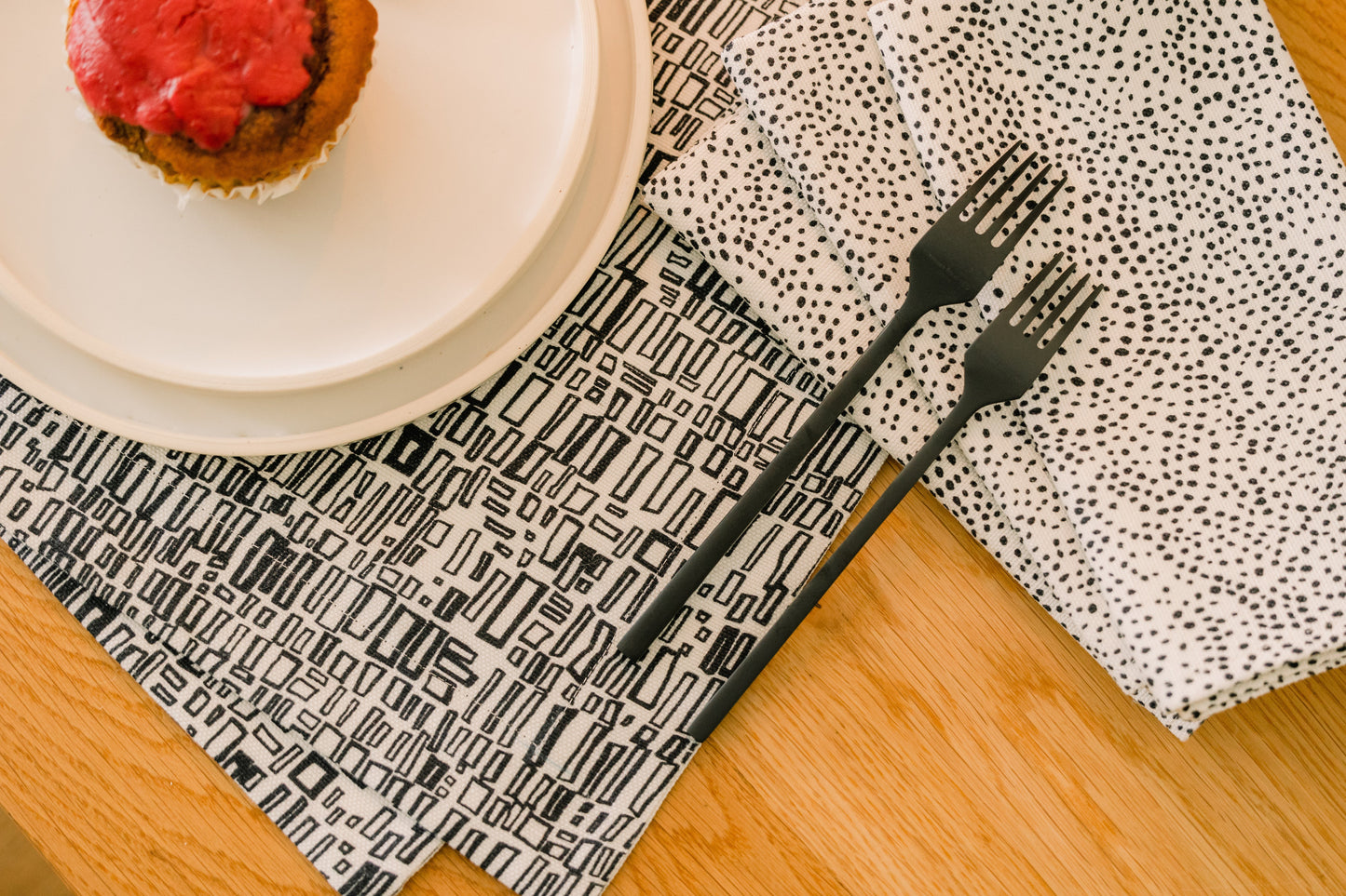 Palizada in Albatross - Pair of Napkins