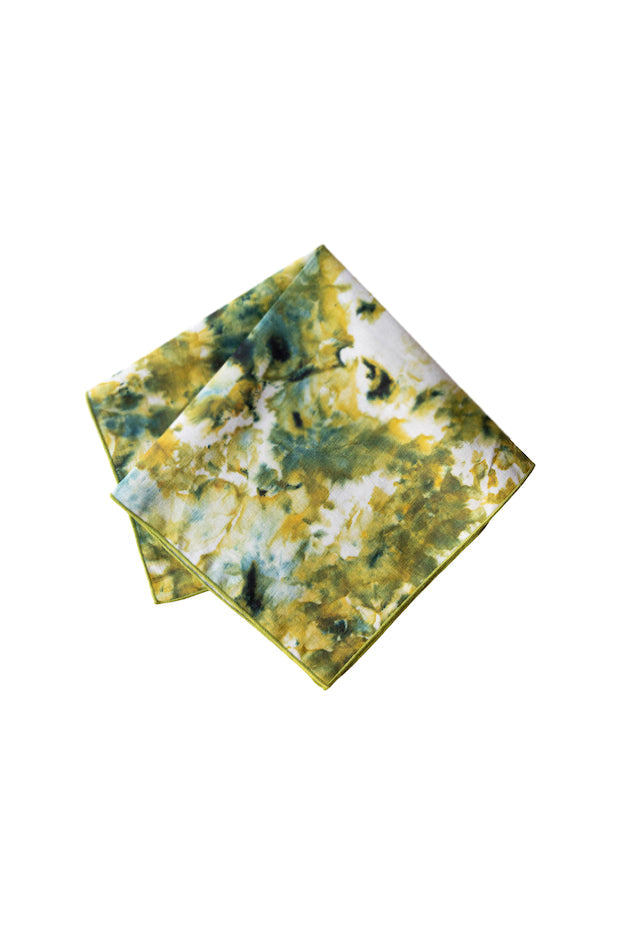 Green Marble Napkin Set of 4