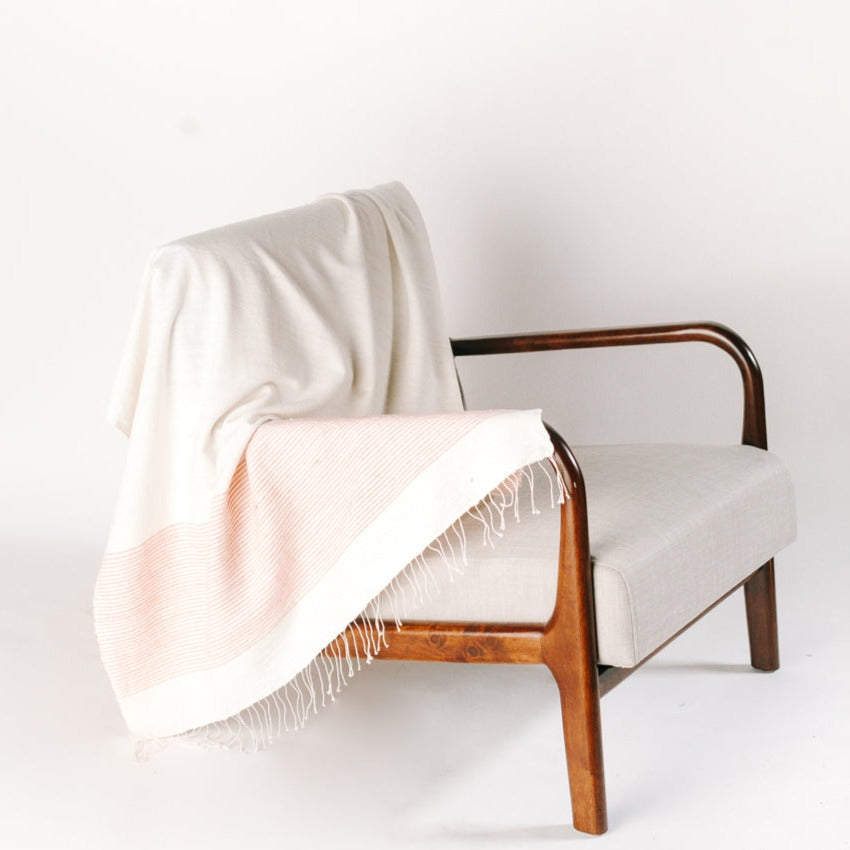 Riviera Throw - Blush