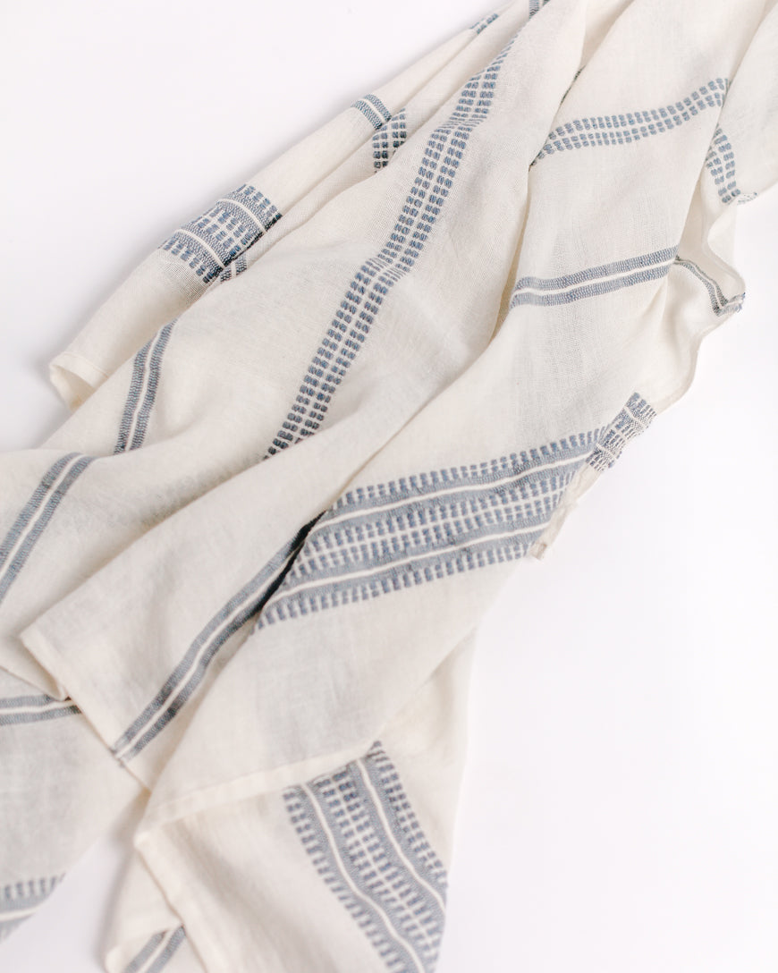 Handwoven Cotton Baby Swaddle