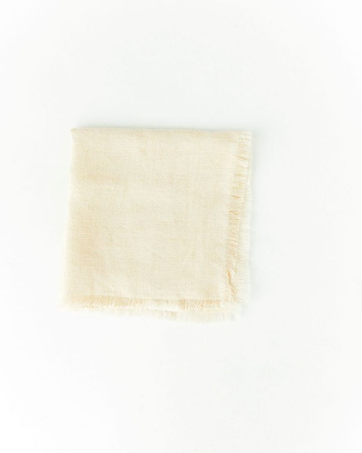 Stone Washed Linen Cocktail Napkin